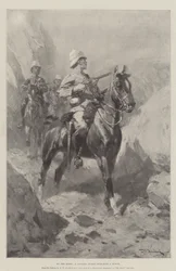 On the Alert, a Cavalry Picket searching a Spruit